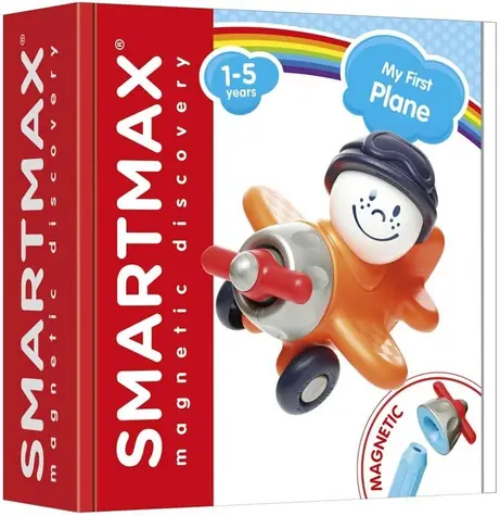 Magnetyczny zestaw konstrukcyjny SMARTMAX Mój pierwszy samolot / 5 elementów / 1-5 lat