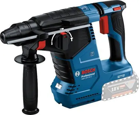 BOSCH GBH 18V-24 C Professional niebiesko-czarny / Wiertarko-wkrętarka udarowa akumulatorowa / SDS- PLUS / Bluetooth / bez akumulatora i ładowarki