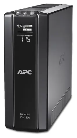 APC Back-UPS Pro BR1200G-GR / Zasilacz awaryjny UPS / 1200VA / 720W / LCD / 6 gniazd