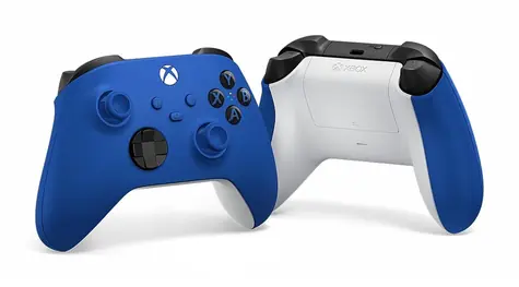 Kontroler Microsoft Xbox Series Shock Blue / Kontroler / Bluetooth / Bateria AA / Czas pracy baterii 40 godz.