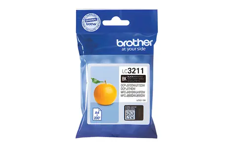 Brother LC-3211 czarny / Tusz / oryginalny / 200 stron / ISO/IEC 24711