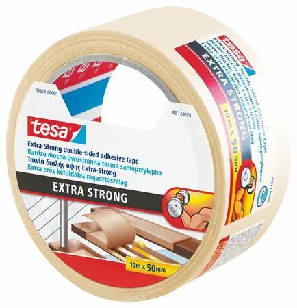 Tesa Extra Strong 5671 / Taśma klejąca / dwustronna / 50 mm / 10 m