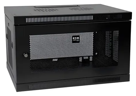 EATON Tripp Lite SmartRack SRW6U czarny / Stojak / Montaż na ścianie / 6U / głębokość 444 mm / nośność 90,7 kg