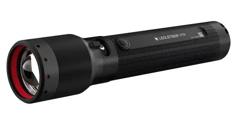 Ledlenser P7R czarna / Latarka ręczna / 2000 lm / zasięg 320 m / IP68 / Li- ION 21700