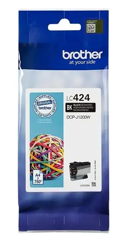 Brother LC424BK czarny / Tusz / oryginalny / do DCP-J1200W