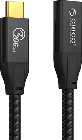Orico CY32-10-BK-BP czarny / kabel USB / USB-C (M) - USB-C (M) / 1 m