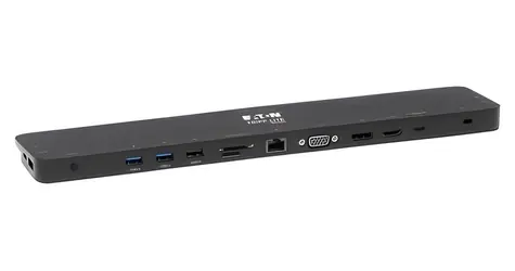 EATON Tripp Lite U442-DOCK4-INT szary / Stacja dokująca / 4K HDMI / DisplayPort / VGA / PD 100W / LAN