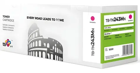 Alternatywny toner TB Print kompatybilny z drukarką Brother TN243M magenta / Toner / 1000 stron