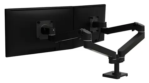 Ergotron LX Pro Dual Side-by-Side Arm / Ramię biurkowe do 2 monitorów / WCB