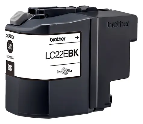 Brother LC-22EBK czarny / Wkład atramentowy / Oryginalny / ok. 2400 stron / MFC-J5920DW