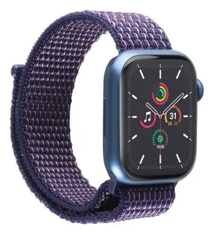 Aiino Koa Night Blue / Pasek / Apple Watch 42-49 mm / Seria 1-11