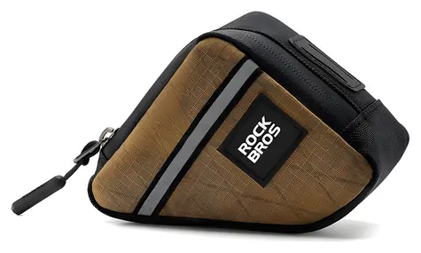 Torba na ramę roweru Rockbros Triangle brązowa / Torba na ramę roweru / 0,25 l