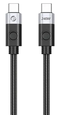 Orico CC240 czarny / Kabel USB-C do USB-C / USB4 / 40 Gb/s / 240 W / 8K 60Hz / 0,5 m