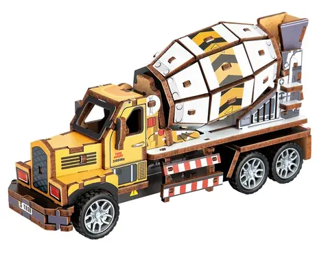 2KIDS TOYS Drewniana układanka 3D Mixer / 109 elementów / od 6 lat
