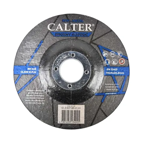 RULYT CALTER / Tarcza szlifierska / 115 × 6 × 22,2 mm