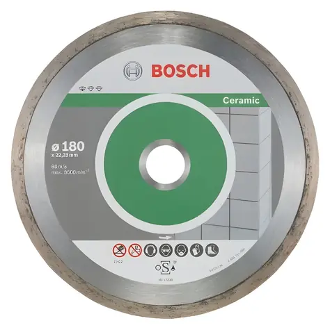 BOSCH Standard for Ceramic 2608603233 / Tarcza diamentowa / 180x22,23 mm / 10 szt.