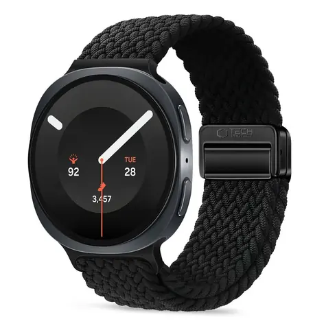 Tech-Protect NylonMag czarny / Pasek / do Samsung Galaxy Watch 40/44/46 mm