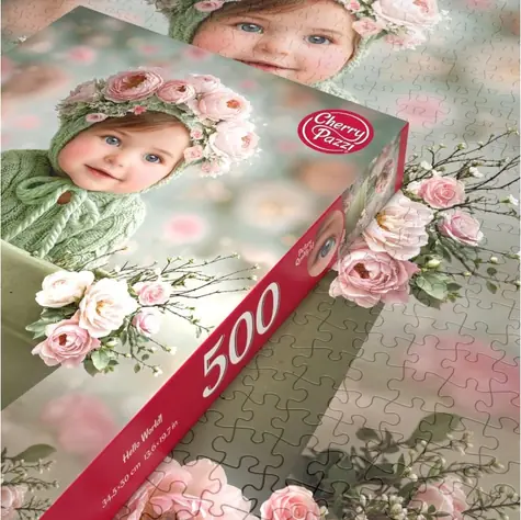 Puzzle Cherry PAZZI Hello World! / 500 elementów / 50 x 34,5 cm