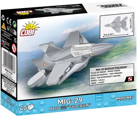 Zestaw Cobi 5928 MiG-29 / Mała armia / 1:300 / 40 elementów