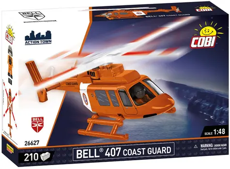 Cobi 26627 Bell 407 Coast Guard Kit / 1:48 / 210 elementów