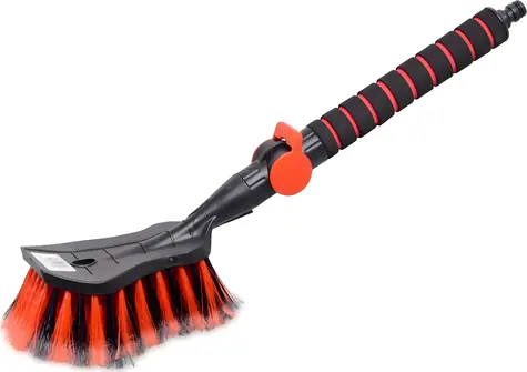 Szczotka do mycia przepływowego Compass z zaworem sterującym / Szczotka / zawór sterujący / 50 cm / plastik