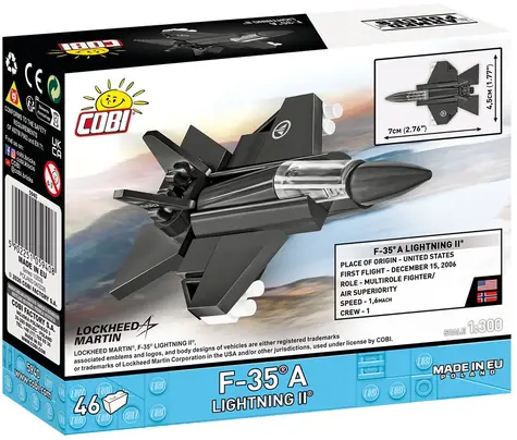Cobi 5940 Siły Zbrojne F-35A Lightning II / 1:300 / 46 kostek