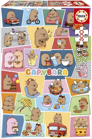Educa Puzzle CapyFun / 300 elementów