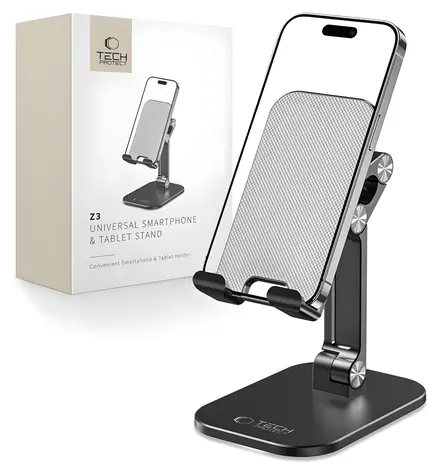Tech-Protect Z3 szary / Stojak na telefon i tablet / uniwersalny