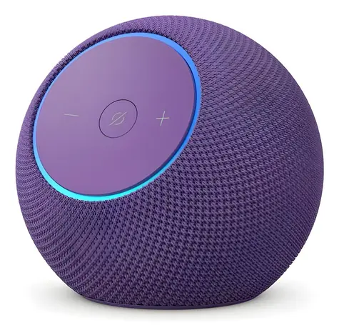Amazon Echo Dot Max fioletowy / Asystent inteligentnego domu / Asystent Alexa / Sferyczna konstrukcja / Wi-Fi / BT