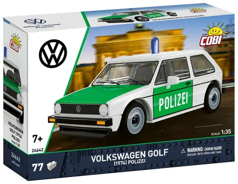 Cobi 24642 Volkswagen GOLF 1974 Police Kit / 1:35 / 77 elementów / od 6 lat