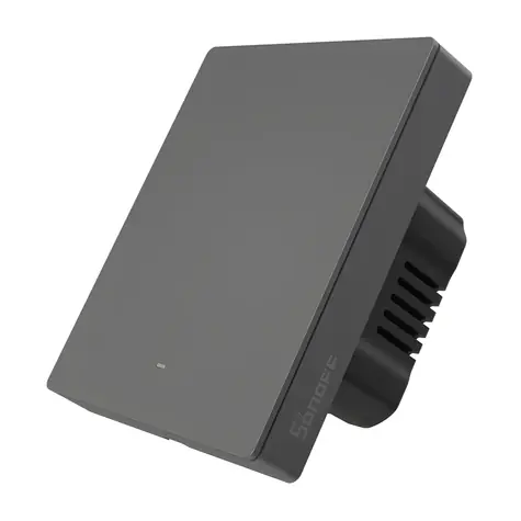 Sonoff M5-1C-80 grafitowy / Inteligentny przełącznik ścienny / 1-kanałowy / WiFi / do ramki