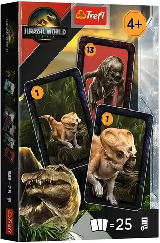 Trefl Black Peter Jurassic World / Gra karciana / 25 kart