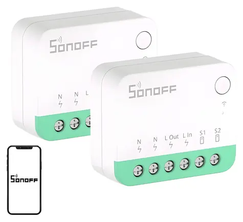 Sonoff MINIR4M Extreme / Inteligentny przełącznik / Wi-Fi / Matter / 2 szt.