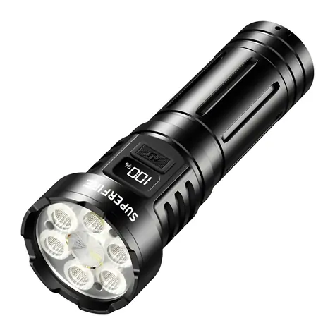 Superfire L24 / Latarka / USB-C / 2350 lm / zasięg 230 m / IP44