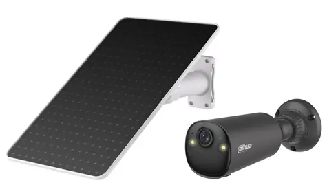 Dahua BF4CA-0210B czarna / Kamera IP / Bullet / Wi-Fi / solarna / 4 Mpix / obiektyw 2.1 mm / IP66 / IR 15 m