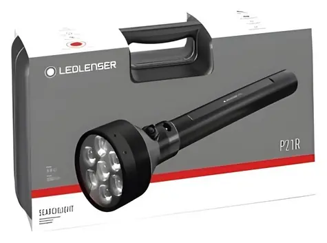 Ledlenser P21R czarna / Latarka ręczna / 12000/5000/2000/220 lm / IP68 / 3x Li-FePO4
