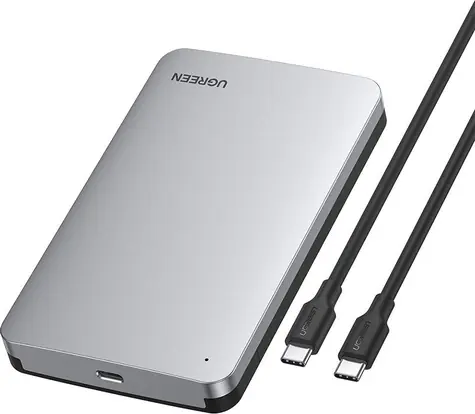 Ugreen 70499 szary / Obudowa zewnętrzna na dysk 2,5" / HDD i SSD / USB-C 3.2 Gen 2 / SATA III