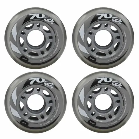 Kółka do rolek PU82A 70x24 mm / Kółka zapasowe / 4 szt.