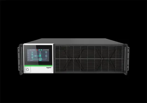 Legrand UPS Keor DK 1000VA/1000W / UPS zapasowy / Rack 2U / 6x IEC C13 / USB / ekran dotykowy LCD