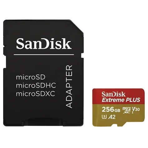 SanDisk Extreme PLUS microSDXC 2TB + adapter / Karta pamięci / Klasa 10 / UHS-I U3 / V30 / odczyt 200 MB/s