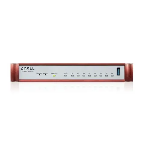 ZyXEL USG FLEX 100HP / Zapora sieciowa / 8x GbE / 1x PoE+ / 1x USB / urządzenie samodzielne