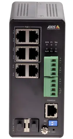 AXIS T8504- R / Przełącznik / PoE / Niezarządzany / Konstrukcja przemysłowa