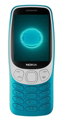 Nokia 3210 4G 2024 niebieski / Telefon z przyciskami / Dual SIM / 2,4" / Radio FM / Bluetooth 5.0
