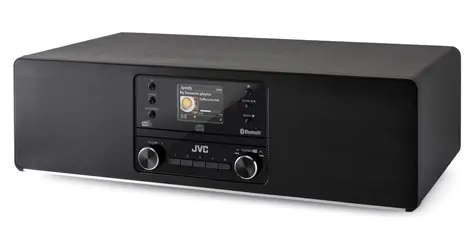 JVC RD-E984B czarny / Mikrowieża / CD / DAB+ / Bluetooth 5.2 / Wi-Fi