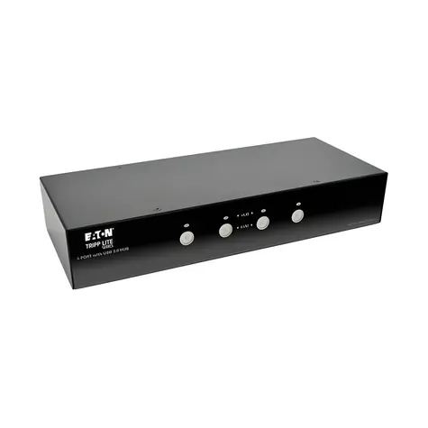 EATON B004-DPUA4-K / przełącznik KVM / DisplayPort / 4 porty / 2560×1600 / koncentrator USB / audio