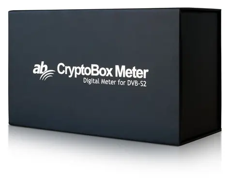 Miernik AB-COM Cryptobox / Miernik sygnału / DVB-S/DVB-S2 / LCD 2,4" / Akumulator litowo ION