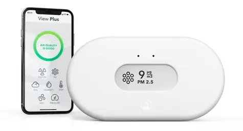 AirThings View PLUS / Monitor jakości powietrza / Radon, CO2, LZO, PM2,5 / Wi-Fi / Bluetooth