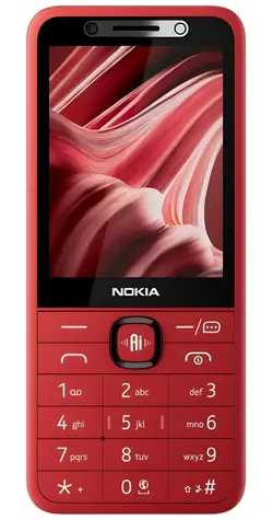 Nokia 215 4G 2nd Edition czerwony / Telefon z przyciskiem / Dual-SIM / 2,8" QVGA / LTE / 1450 mAh