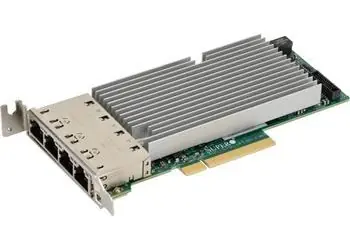 SuperMicro STG-i4T / Karta rozszerzeń / PCIe Gen3 x8 (LP) / 4X 10GbE RJ45 / Intel XL710 + X557