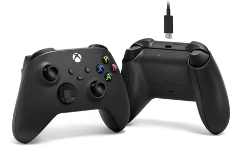 Microsoft Xbox Series czarny / Gamepad / Kabel Bluetooth/USB / USB-C / PC, Xbox Series X/S, Xbox One